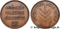 PALESTINE 2 Mils 1941 