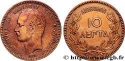 GRIECHENLAND 10 Lepta Georges Ier 1882 Paris fSS 