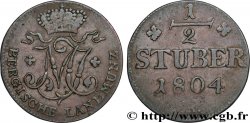 GERMANY - BERG 1/2 Stuber Maximilien Joseph Duc de Berg 1804 Düsseldorf