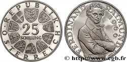 AUSTRIA 25 Schilling Proof 130e anniversaire de la mort de l’acteur et dramaturge Ferdinand Raimund 1966 