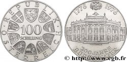 AUTRICHE 100 Schilling 200e anniversaire du Burgtheater de Vienne 1976 