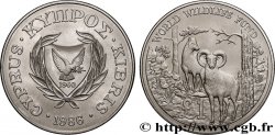 CYPRUS 1 Pound bouquetins 1986 