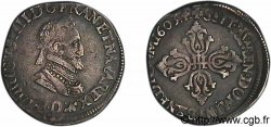 HENRI IV LE GRAND Demi-franc, type de Lyon 1603 Lyon