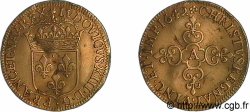 LOUIS XIII LE JUSTE Écu d&nbsp;or au soleil, à la croix anillée fleurdelisée 1642 Paris, monnaie du Louvre TTB