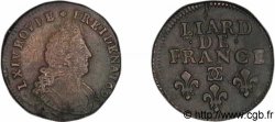 LOUIS XIV LE GRAND OU LE ROI SOLEIL Liard, 3e type, buste âgé 1698 Besançon