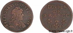 ARDENNES - DUCHÉ DE BOUILLON - GODEFROY-MAURICE DE LA TOUR D AUVERGNE Double de France TTB