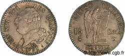 LOUIS XVI 15 sols dit  au génie , type FRANÇOIS 1791 Paris