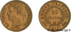 20 francs or Napoléon Ier tête laurée, Empire français 1813 Utrecht F.516/37