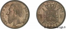 BELGIQUE - ROYAUME DE BELGIQUE - LÉOPOLD II 2 francs 1866 Bruxelles