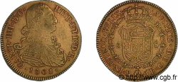 COLOMBIE - CHARLES IV 8 escudos en or 1801 Popayan