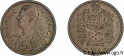 MONACO - LOUIS II Essai de 20 francs 1945 Paris