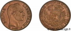 VENEZUELA - RÉPUBLIQUE 20 bolivares or 1905 Paris AU 