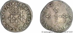 CHARLES IX Double sol parisis, 1er type 1571 Limoges XF/VF