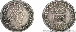 LOUIS XIII  Douzième d&nbsp;écu, buste drapé et cuirassé (2e buste de Jean Warin) 1643 Paris, Monnaie du Louvre AU