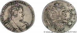 RUSSIA - ANNE - COURLANDE Rouble 1733 Moscou