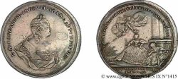 RUSSIA - ELISABETH Médaille de couronnement d Élisabeth 1742 