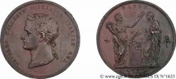 ITALIA - REINO DE ITALIA - NAPOLEóNE I Médaille, BR 42, Napoléon Ier couronné roi d&nbsp;Italie EBC