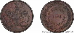 ÎLE DE SAINTE-HÉLÈNE - GEORGE IV Demi-penny (Half Penny) 1821 