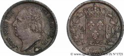1/2 franc Louis XVIII 1822 Paris F.179/30