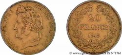 20 francs Louis-Philippe, Domard 1848 Paris F.527/38
