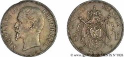 5 francs Napoléon III tête nue 1855 Paris F.330/3 SS 