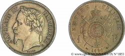 1 franc Napoléon III, tête laurée 1866 Bordeaux F.215/5