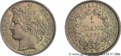 1 franc Cérès Troisième république 1888 Paris F.216/10