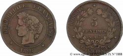 5 Centimes 1896 Paris F.118/38 VF 