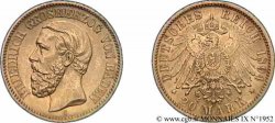 GERMANY - GRAND DUCHY OF BADEN - FREDERICK I 20 marks or 1894 Karlsruhe