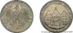GERMANY - FREE CITY OF FRANKFURT Thaler  1863 Francfort