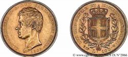ITALIE - ROYAUME DE SARDAIGNE - CHARLES-ALBERT 100 lires or 1835 Turin