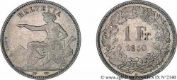 SWITZERLAND - CONFEDERATION 1 franc 1850 Paris