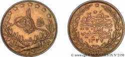 TURQUIE - SULTAN MOHAMMED V RESAT 100 piastres or, 2 type 1915 Constantinople