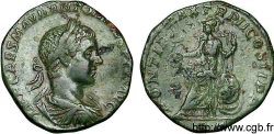 ÉLAGABAL Sesterce, (GB, Æ 29) TTB