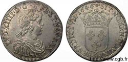 LOUIS XIV LE GRAND OU LE ROI SOLEIL Demi-écu à la mèche courte 1644 Paris, Monnaie de Matignon