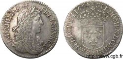 LOUIS XIV  THE SUN KING  Douzième d écu au buste juvénile, 1er type 1664 Paris