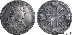 RUSSIA - PIERRE II Rouble 1728 Moscou