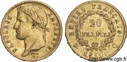 20 francs or Napoléon tête laurée, Empire français 1810 Perpignan F.516/13