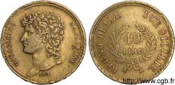 40 lires en or, branches longues 1813 Naples VG.2251 