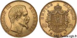 50 francs or Napoléon III tête nue 1859 Strasbourg F.547/8 SUP 