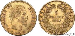 5 francs or Napoléon III tête nue, grand module 1856 Paris F.501/2
