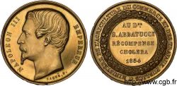 SECOND EMPIRE Médaille OR 33 attribuée au Dr Abbatucci pour ses travaux dans la lutte contre le choléra