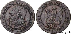 Monnaie satirique, module de 5 centimes 1870  