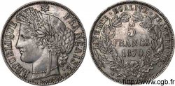 5 francs Cérès avec légende 1870 Paris F.333/1