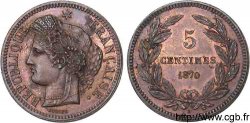 Essai de 5 centimes Cérès 1870  VG.3783 