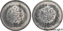 TUNISIA - FRENCH PROTECTORATE - ALI BEY 2 piastres deuxième type AH 1308 = 1891 Paris