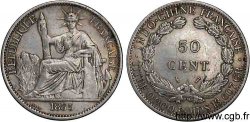 TROISIÈME RÉPUBLIQUE - INDOCHINE FRANÇAISE 50 centimes Ar 1885 Paris
