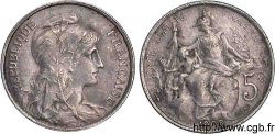 Essai de 5 centimes argent 1908 Paris VG.4608 B var