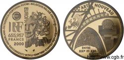 Pseudo-monnaie 655,957 francs Or art nouveau 1999 Paris F.1881 1 FDC 