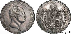 ALLEMAGNE - ROYAUME DE PRUSSE - FRÉDÉRIC-GUILLAUME IV Double thaler 1856 Berlin